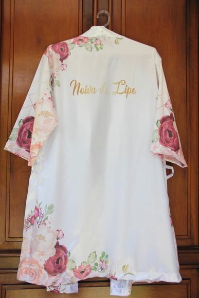 Robe floral estampado