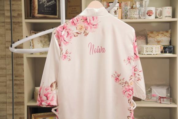 Robe floral estampado