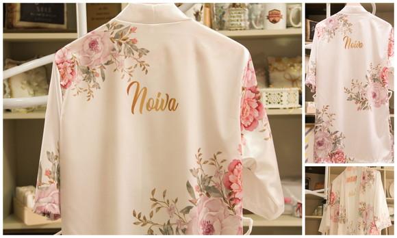 Robe floral estampado