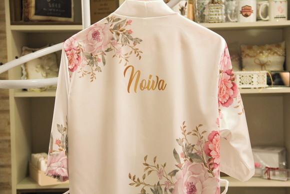 Robe floral estampado