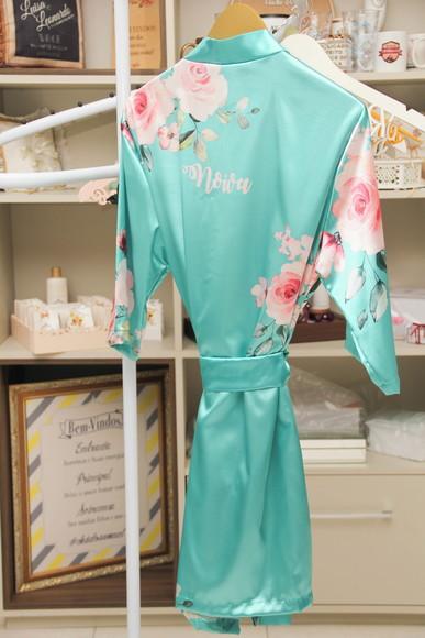 Robe floral estampado