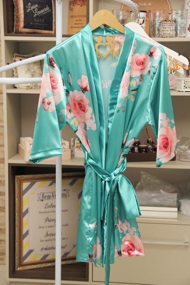 Robe floral estampado