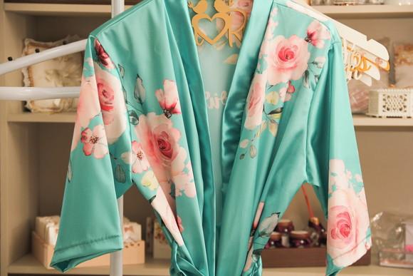 Robe floral estampado