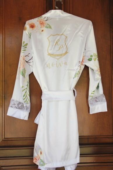 Robe floral estampado