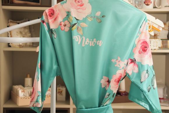 Robe floral estampado