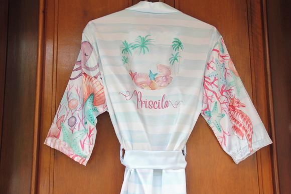 Robe floral estampado