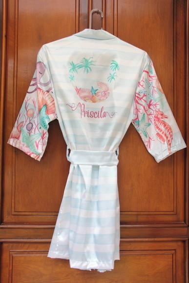 Robe floral estampado