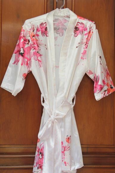 Robe floral estampado