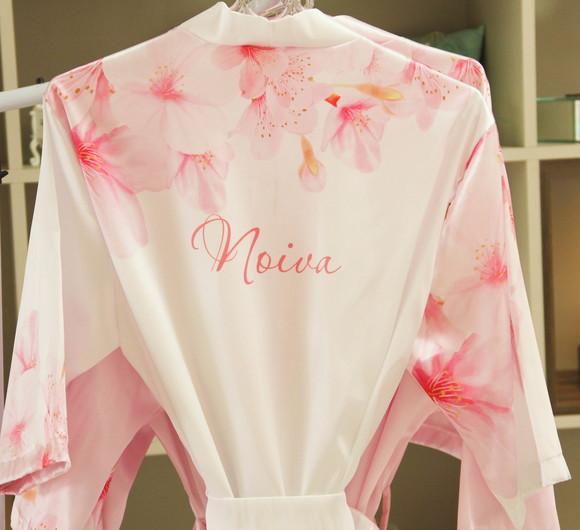 Robe floral estampado