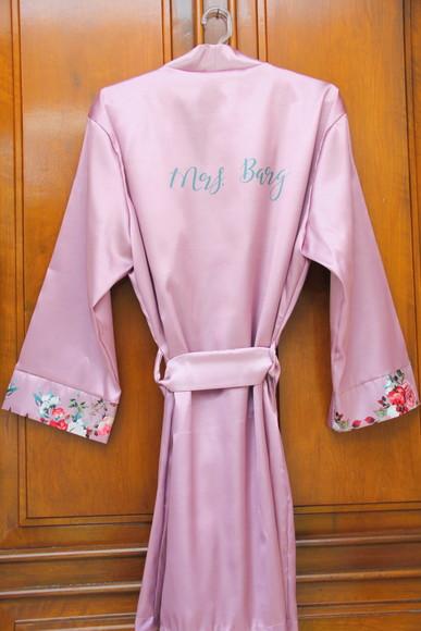 Robe floral estampado