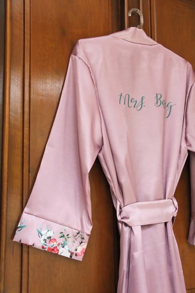 Robe floral estampado