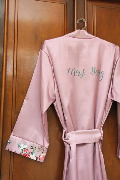 Robe floral estampado