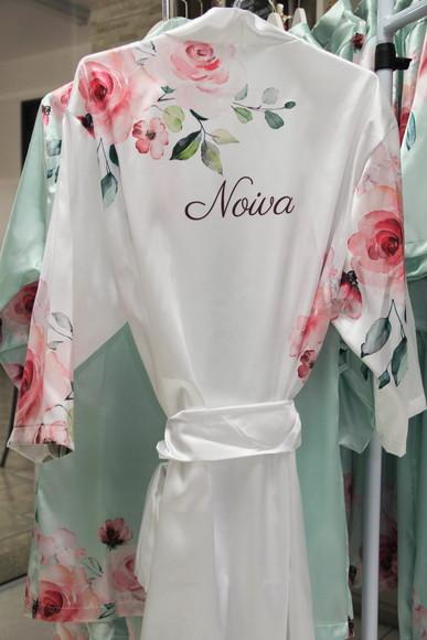 Robe floral estampado