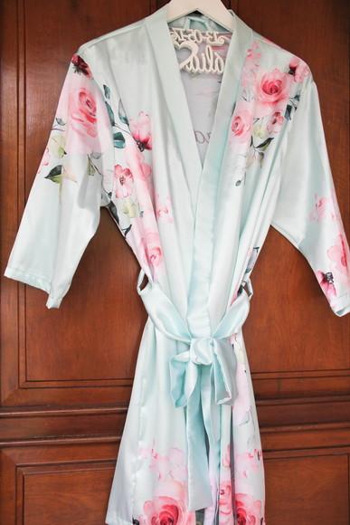 Robe floral estampado