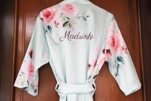 Robe floral estampado