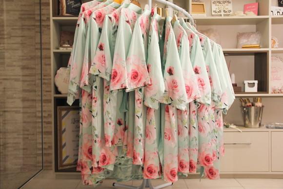 Robe floral estampado