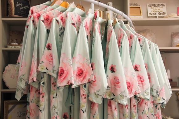 Robe floral estampado