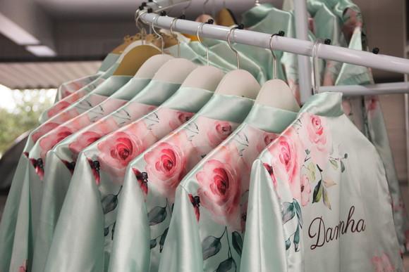 Robe floral estampado