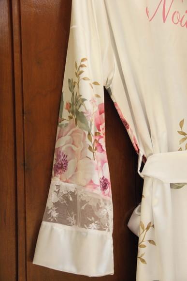 Robe floral estampado