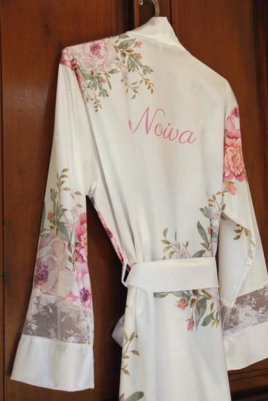 Robe floral estampado
