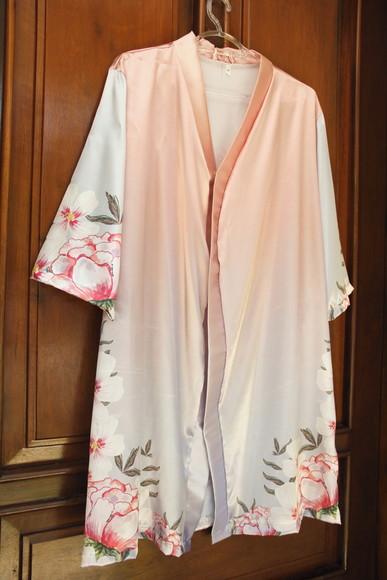 Robe floral estampado