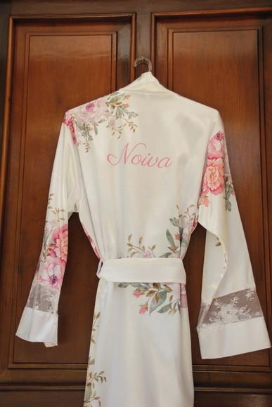 Robe floral estampado