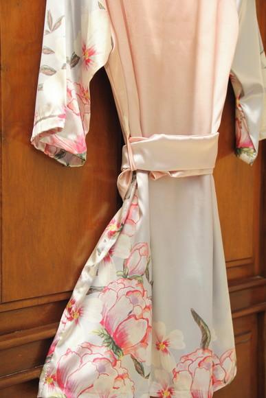 Robe floral estampado