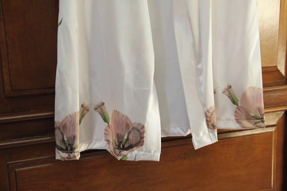 Robe floral estampado