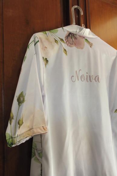 Robe floral estampado