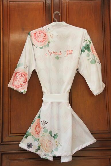 Robe floral estampado