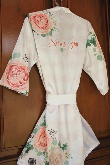 Robe floral estampado