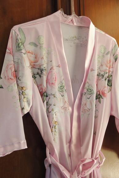 Robe floral estampado