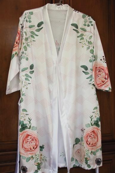 Robe floral estampado