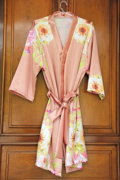 Robe floral estampado