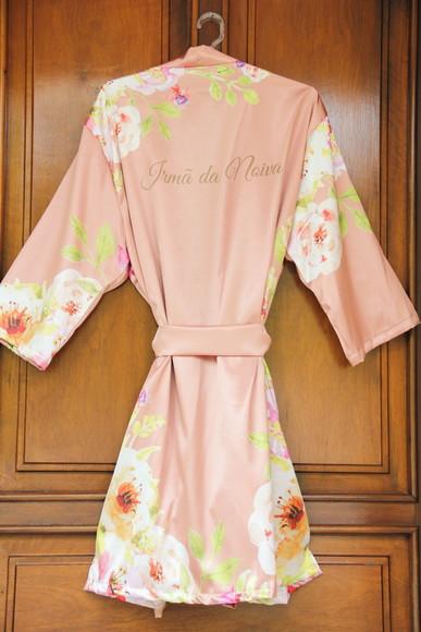 Robe floral estampado