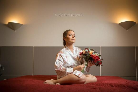 Robe floral estampado