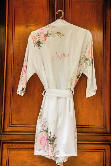 Robe floral estampado