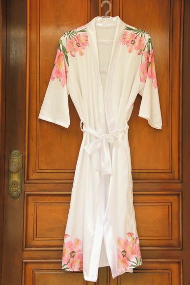 Robe floral estampado
