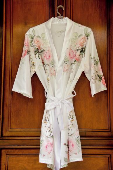 Robe floral estampado