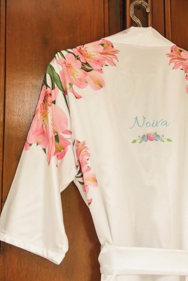 Robe floral estampado