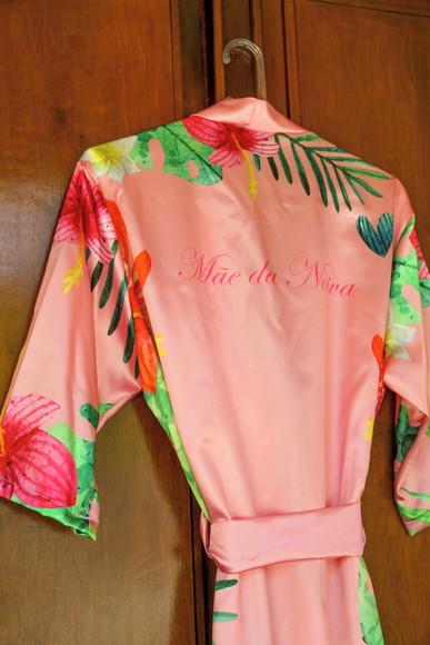 Robe floral estampado