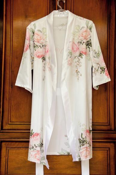 Robe floral estampado