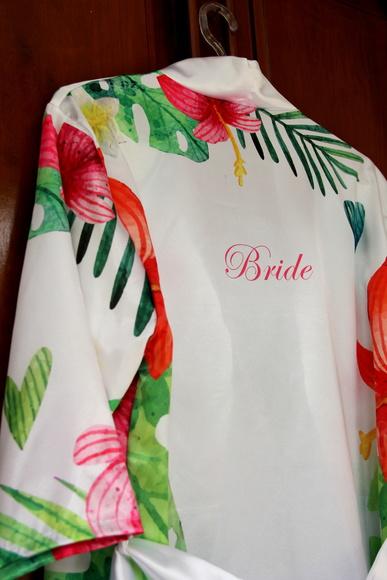 Robe floral estampado