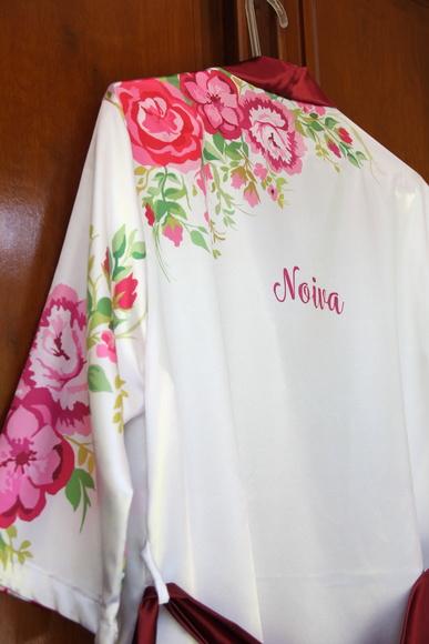 Robe floral estampado