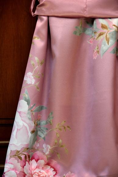Robe floral estampado