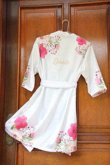 Robe floral estampado