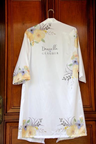 Robe floral estampado
