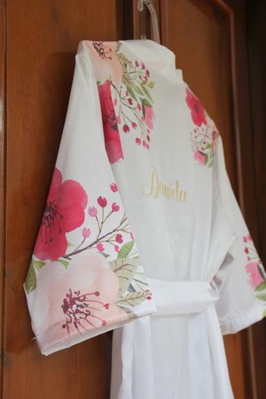 Robe floral estampado