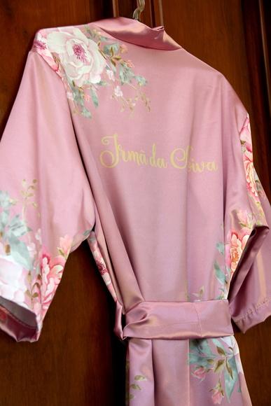 Robe floral estampado