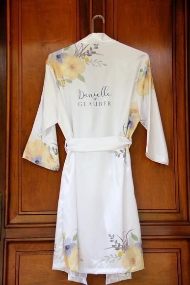 Robe floral estampado